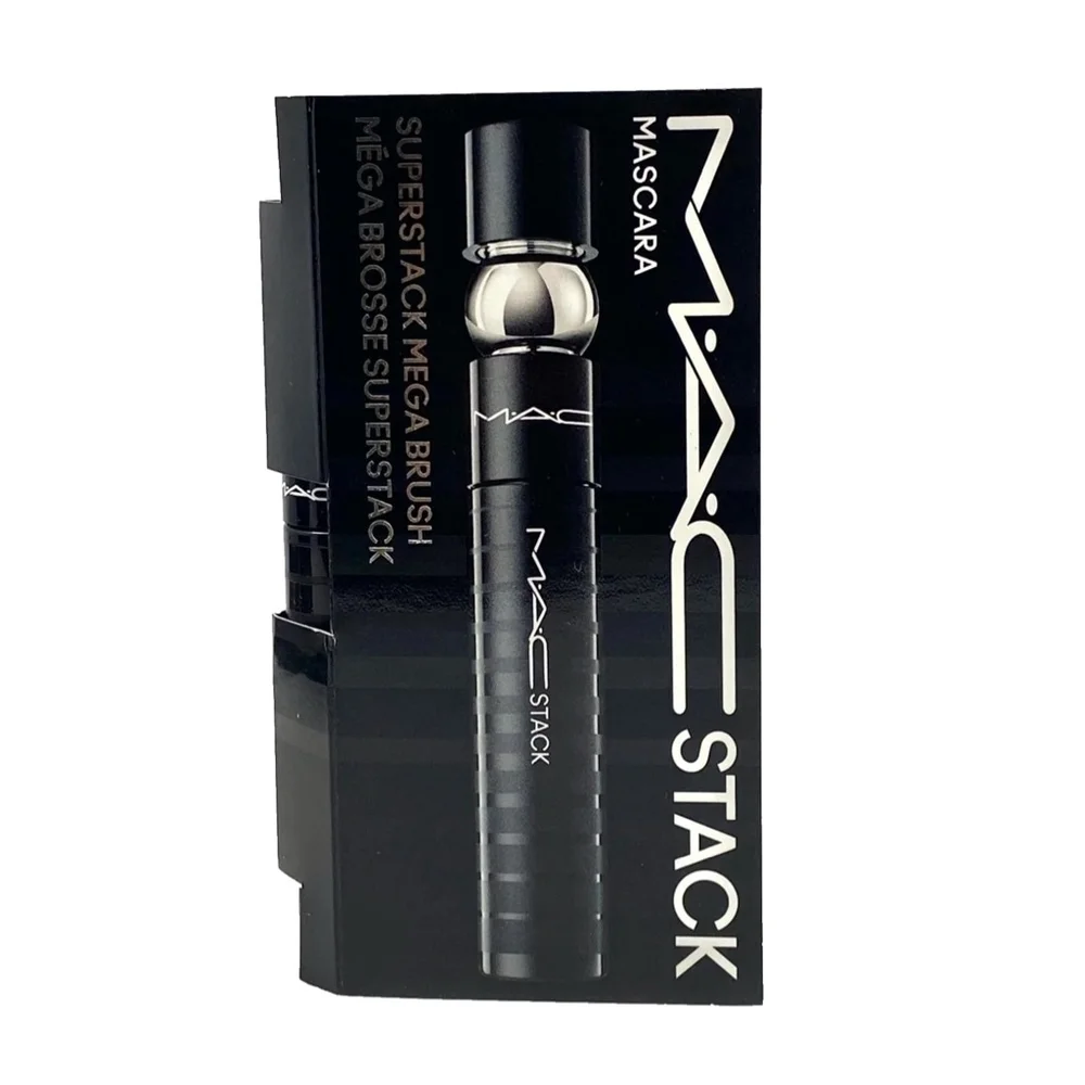 MAC Stack Mascara Superstack Mega Brush Black Mascara Travel Size 0.1 oz / 3 ml